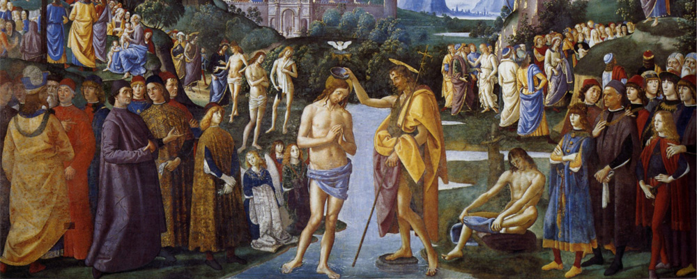 battesimo Gesù Perugino